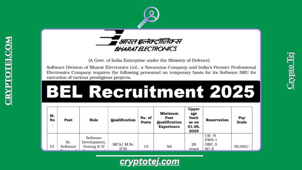 BEL Recruitment 2025