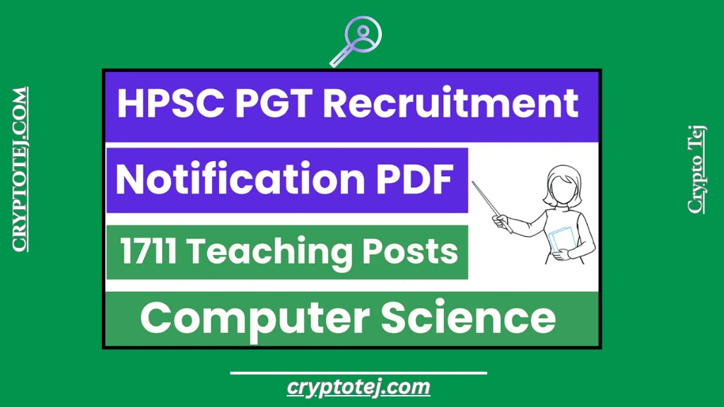 HPSC PGT Recruitment 2025